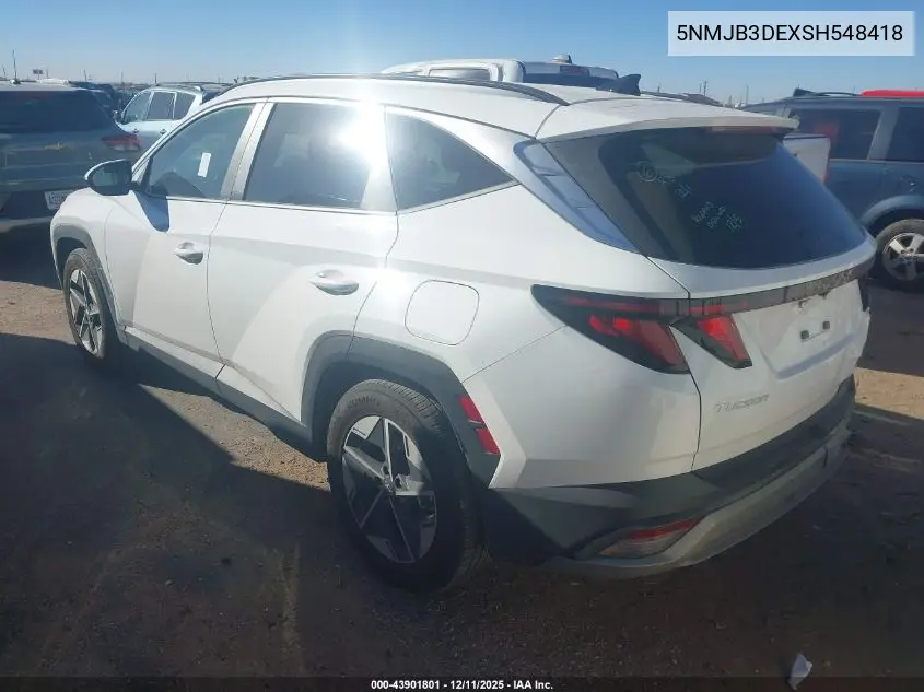 5NMJB3DEXSH548418 2025 Hyundai Tucson Sel