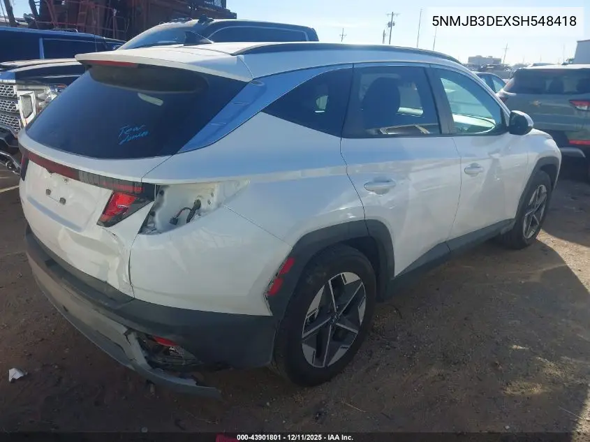 5NMJB3DEXSH548418 2025 Hyundai Tucson Sel