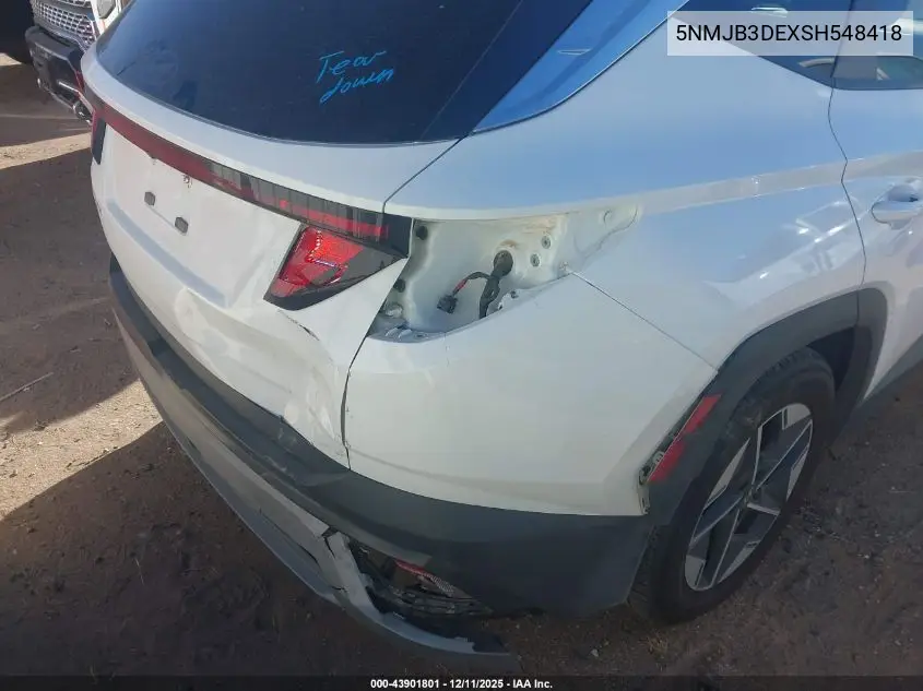5NMJB3DEXSH548418 2025 Hyundai Tucson Sel