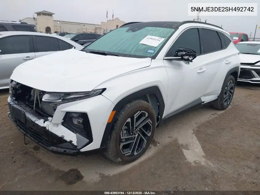 5NMJE3DE2SH492742 2025 Hyundai Tucson Limited