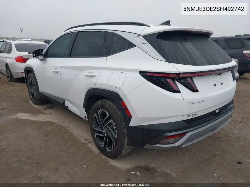 5NMJE3DE2SH492742 2025 Hyundai Tucson Limited