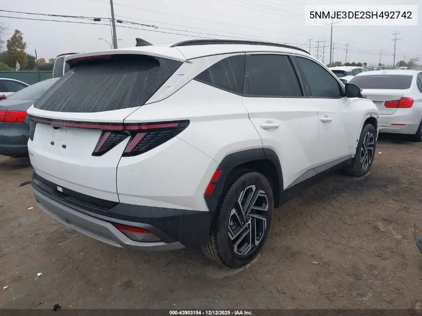 5NMJE3DE2SH492742 2025 Hyundai Tucson Limited