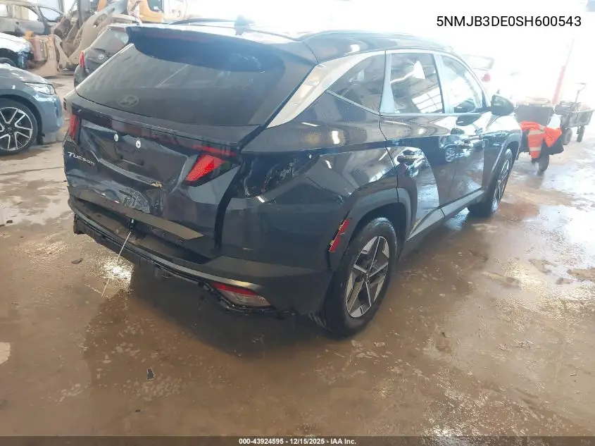 5NMJB3DE0SH600543 2025 Hyundai Tucson Sel