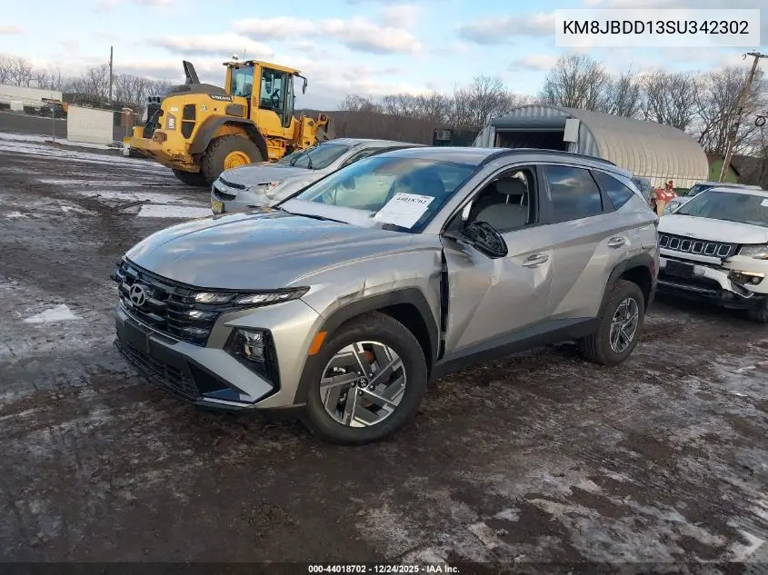 KM8JBDD13SU342302 2025 Hyundai Tucson Hybrid Blue