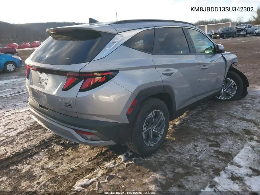 KM8JBDD13SU342302 2025 Hyundai Tucson Hybrid Blue