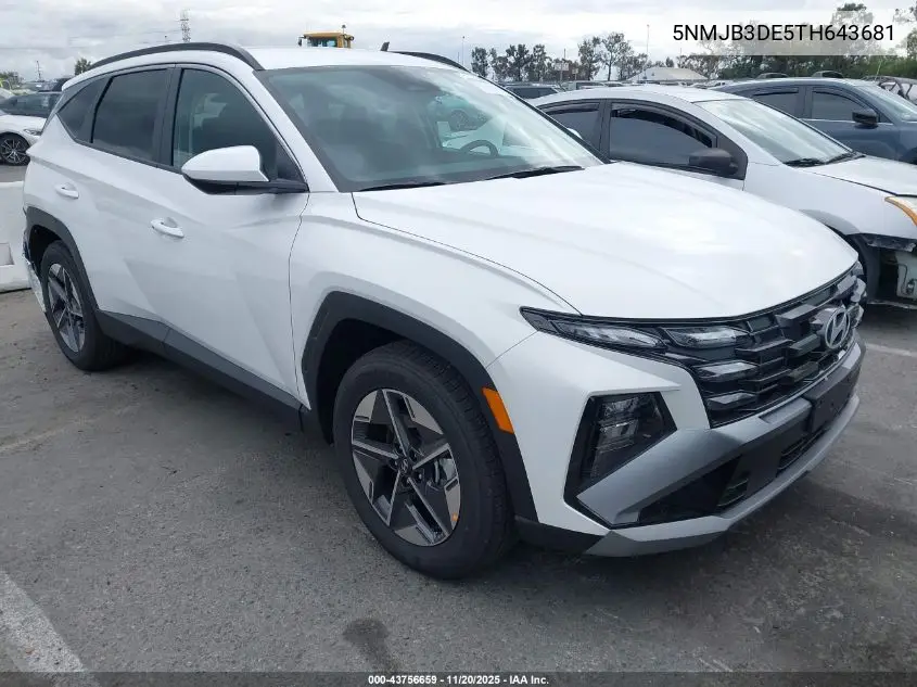 5NMJB3DE5TH643681 2026 Hyundai Tucson Sel