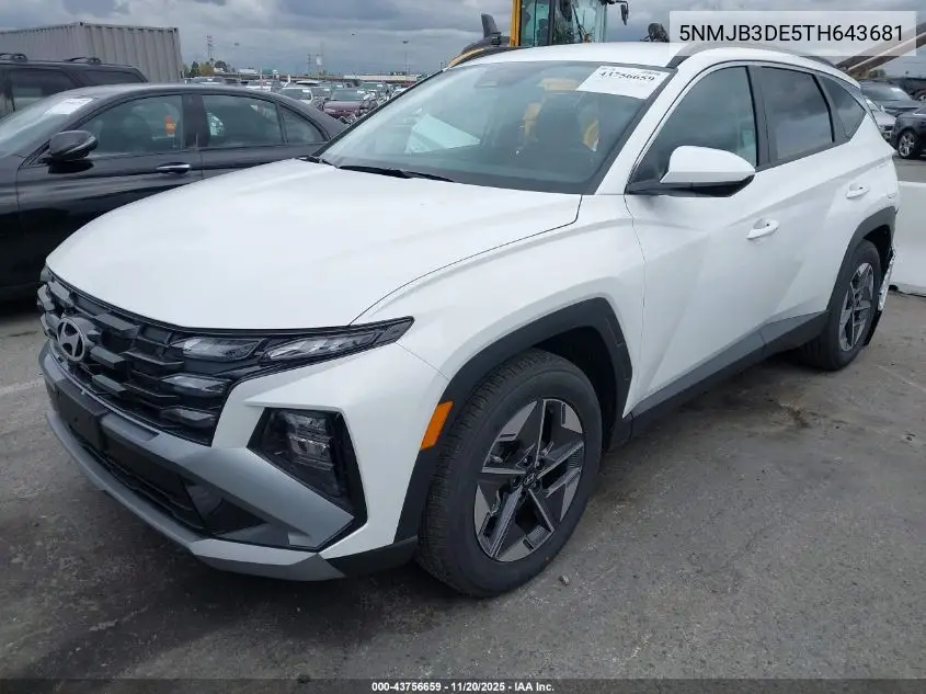 5NMJB3DE5TH643681 2026 Hyundai Tucson Sel