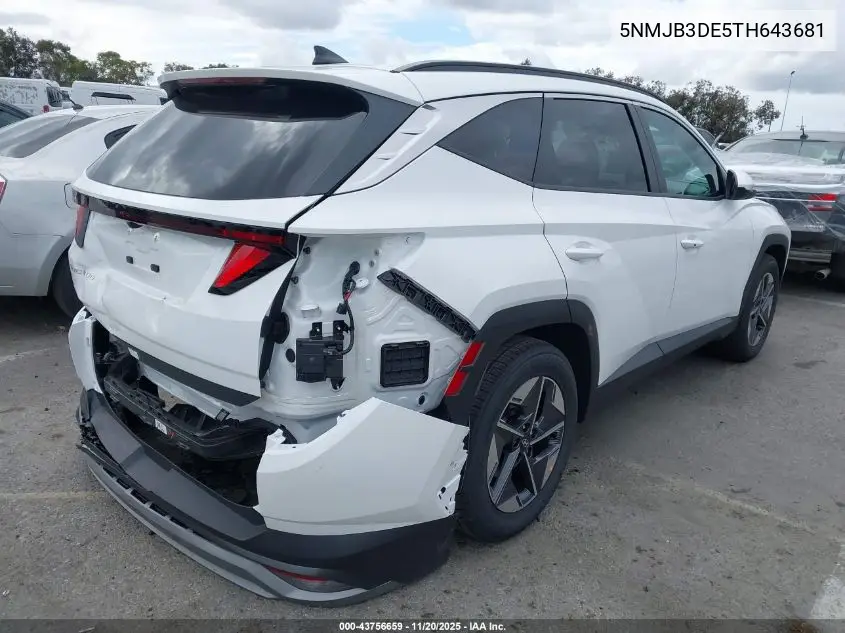 5NMJB3DE5TH643681 2026 Hyundai Tucson Sel