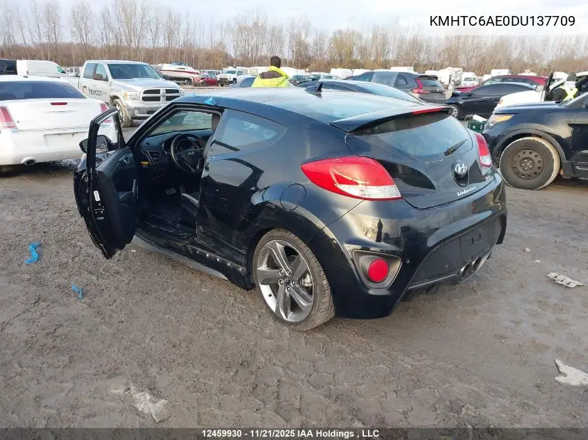 KMHTC6AE0DU137709 2013 Hyundai Veloster Turbo
