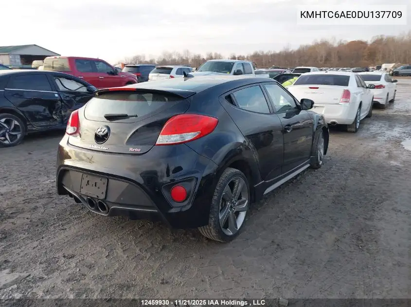 KMHTC6AE0DU137709 2013 Hyundai Veloster Turbo