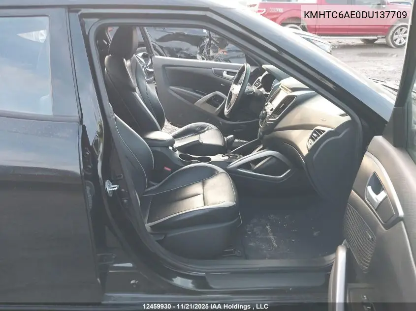KMHTC6AE0DU137709 2013 Hyundai Veloster Turbo