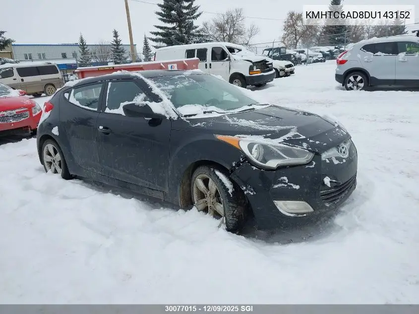 KMHTC6AD8DU143152 2013 Hyundai Veloster