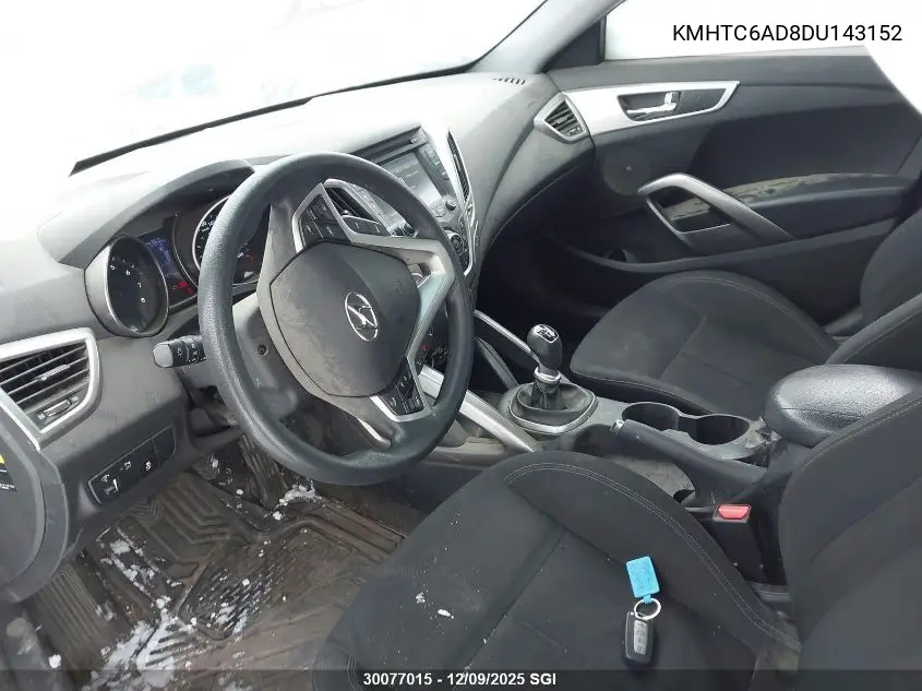 KMHTC6AD8DU143152 2013 Hyundai Veloster