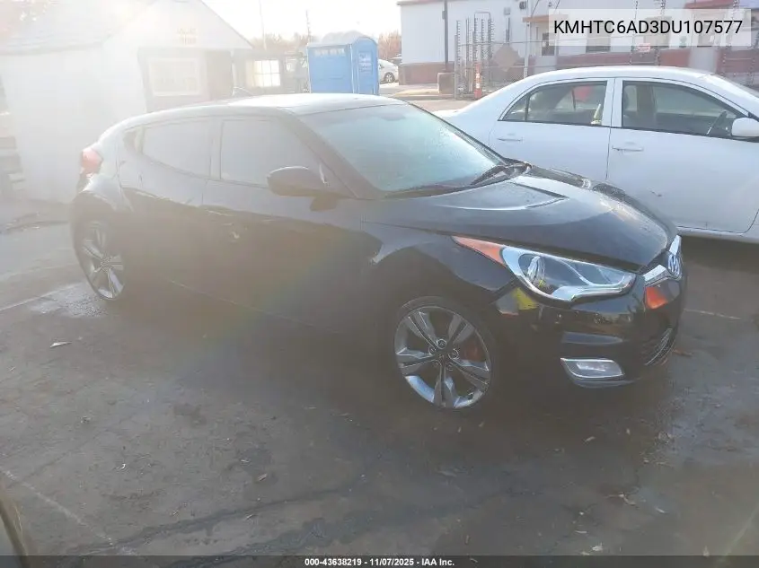 KMHTC6AD3DU107577 2013 Hyundai Veloster Base W/Gray