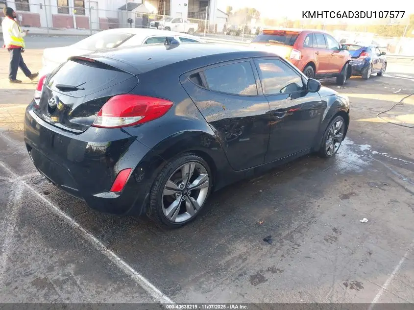 KMHTC6AD3DU107577 2013 Hyundai Veloster Base W/Gray