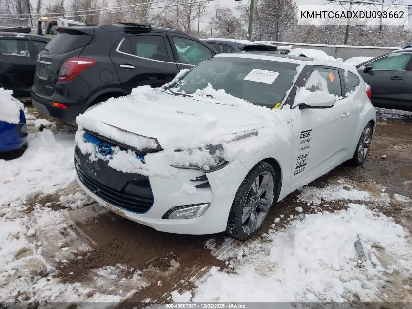 KMHTC6ADXDU093662 2013 Hyundai Veloster Base W/Gray