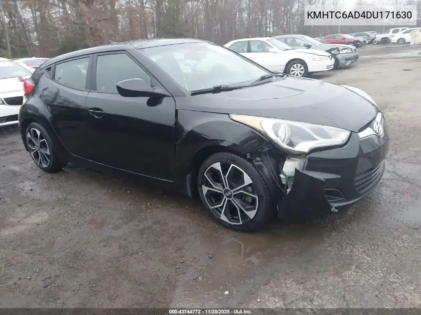 KMHTC6AD4DU171630 2013 Hyundai Veloster Base W/Gray