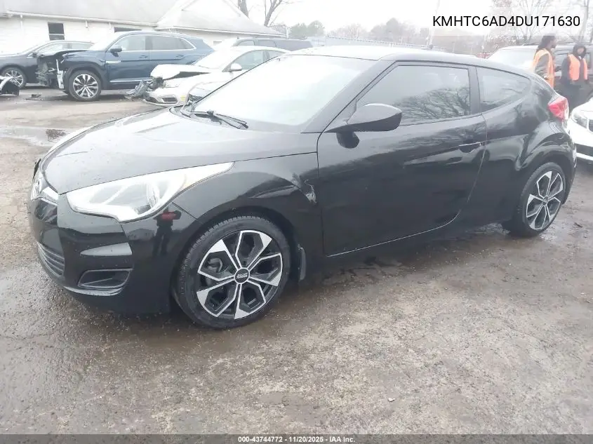 KMHTC6AD4DU171630 2013 Hyundai Veloster Base W/Gray