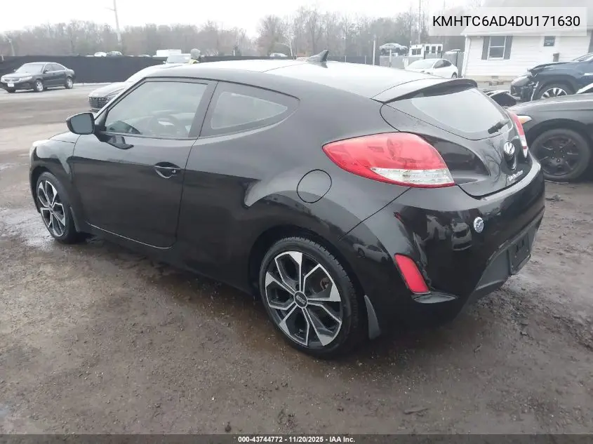 KMHTC6AD4DU171630 2013 Hyundai Veloster Base W/Gray