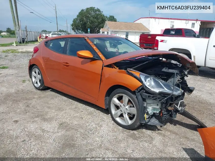 KMHTC6AD3FU239404 2015 Hyundai Veloster