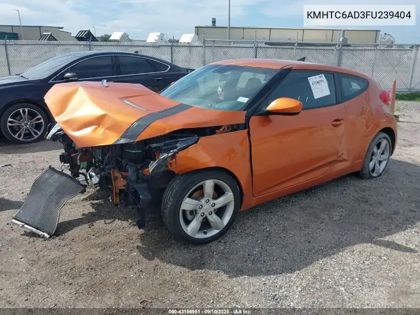 KMHTC6AD3FU239404 2015 Hyundai Veloster