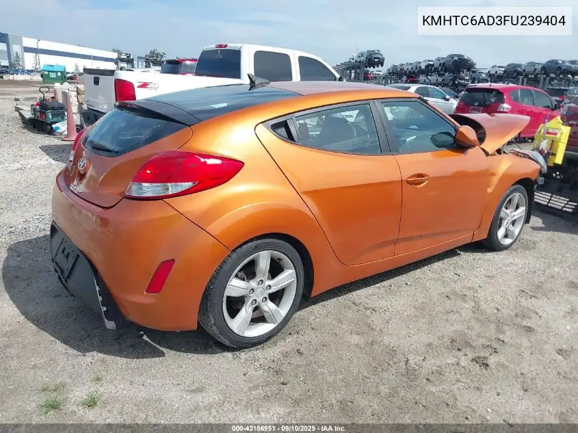 KMHTC6AD3FU239404 2015 Hyundai Veloster