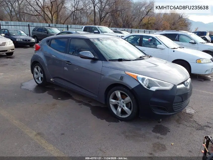 KMHTC6AD8FU235638 2015 Hyundai Veloster