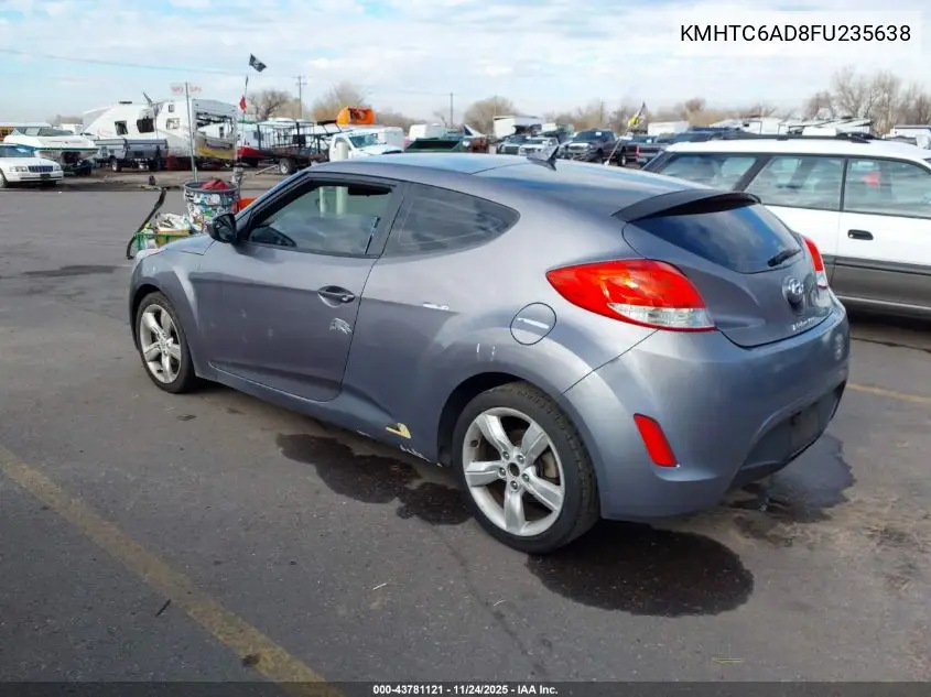 KMHTC6AD8FU235638 2015 Hyundai Veloster