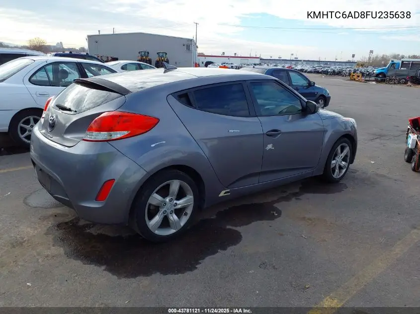 KMHTC6AD8FU235638 2015 Hyundai Veloster