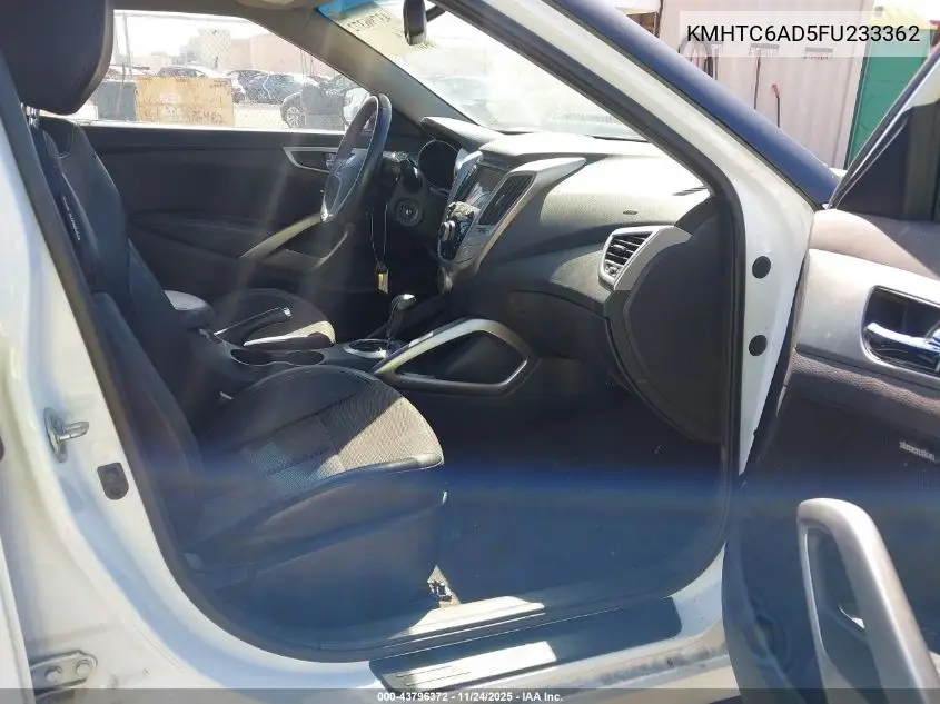 KMHTC6AD5FU233362 2015 Hyundai Veloster