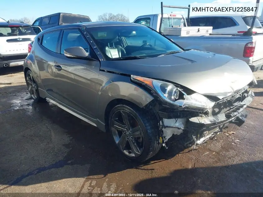 KMHTC6AEXFU225847 2015 Hyundai Veloster Turbo