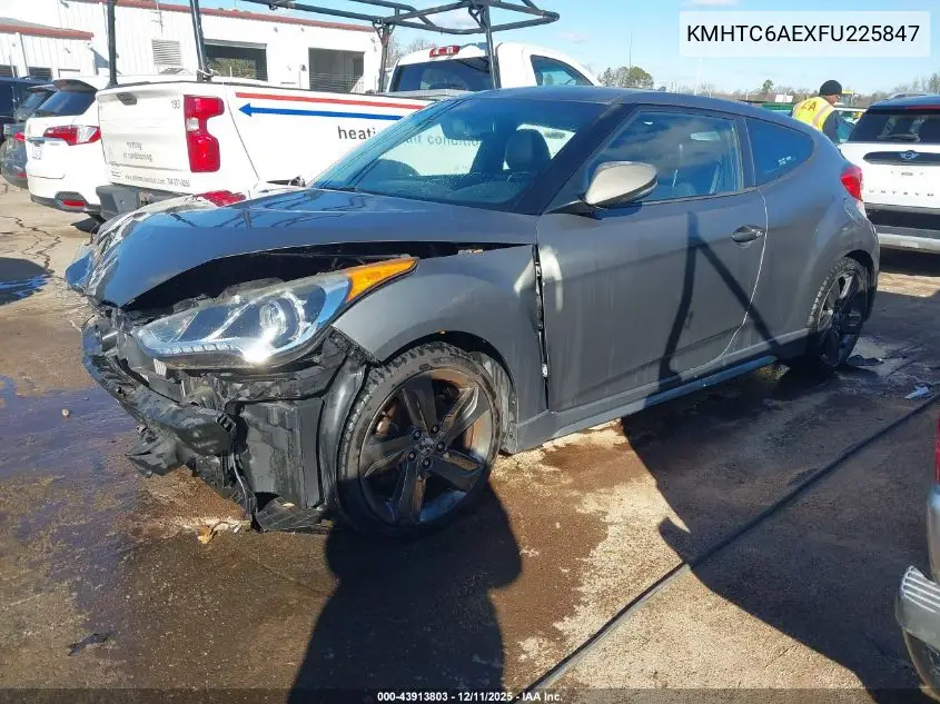 KMHTC6AEXFU225847 2015 Hyundai Veloster Turbo