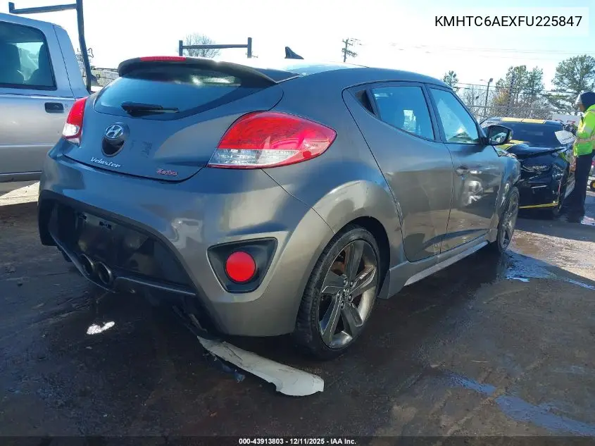 KMHTC6AEXFU225847 2015 Hyundai Veloster Turbo