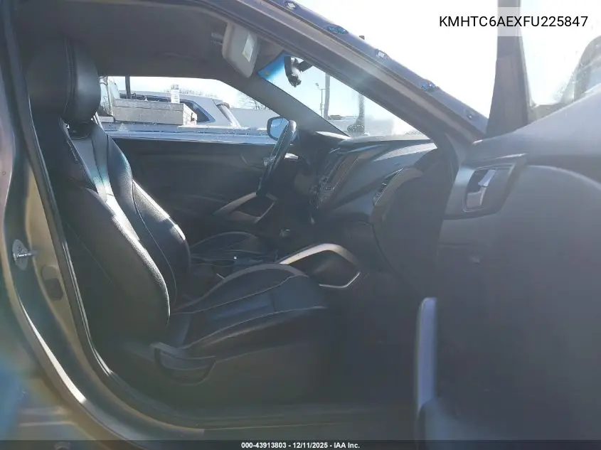 KMHTC6AEXFU225847 2015 Hyundai Veloster Turbo