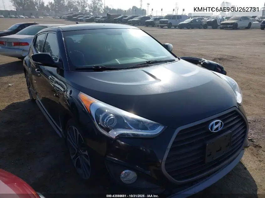 KMHTC6AE9GU262731 2016 Hyundai Veloster Turbo