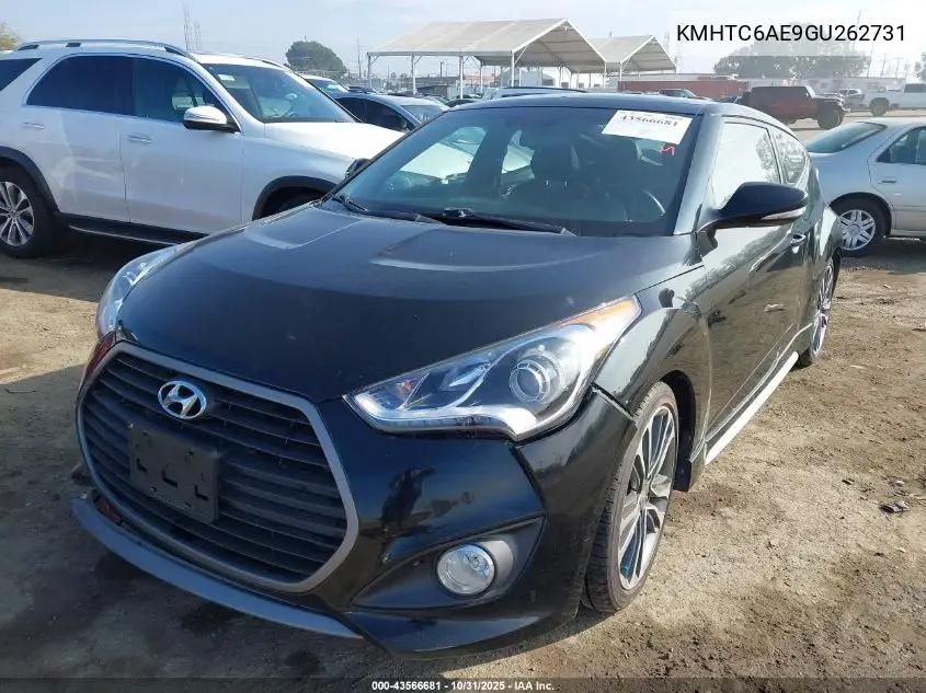 KMHTC6AE9GU262731 2016 Hyundai Veloster Turbo