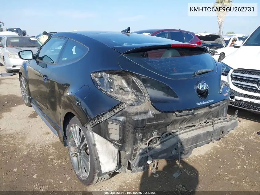 KMHTC6AE9GU262731 2016 Hyundai Veloster Turbo