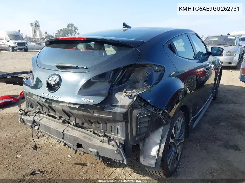 KMHTC6AE9GU262731 2016 Hyundai Veloster Turbo