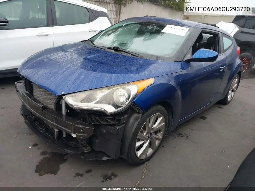 KMHTC6AD6GU293720 2016 Hyundai Veloster