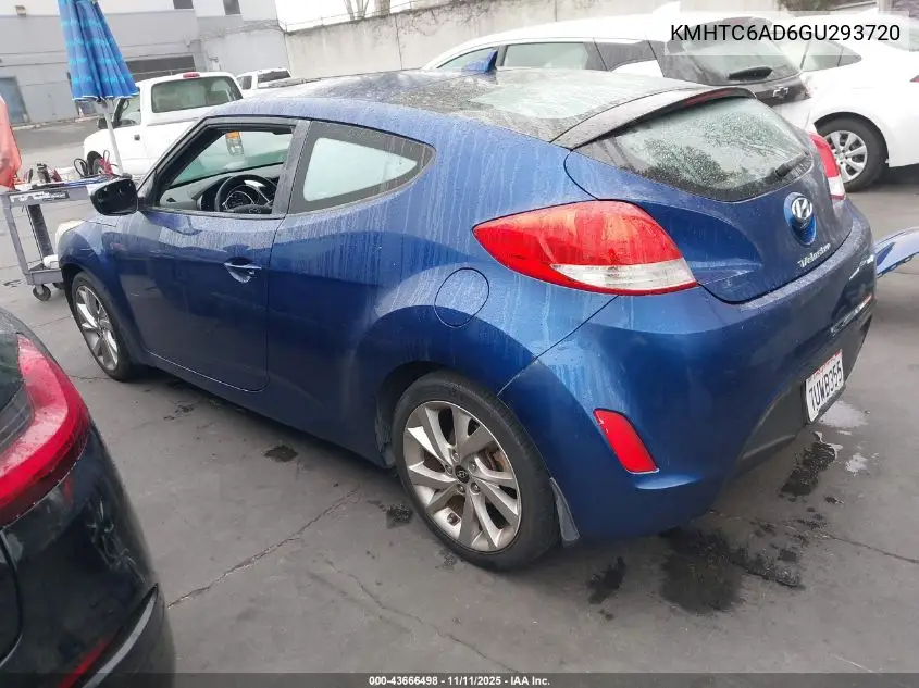 KMHTC6AD6GU293720 2016 Hyundai Veloster