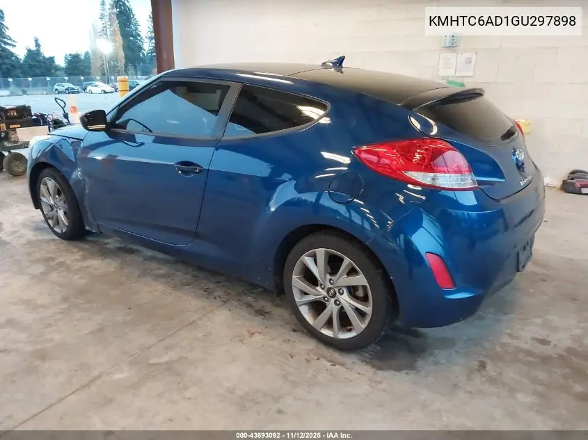 KMHTC6AD1GU297898 2016 Hyundai Veloster