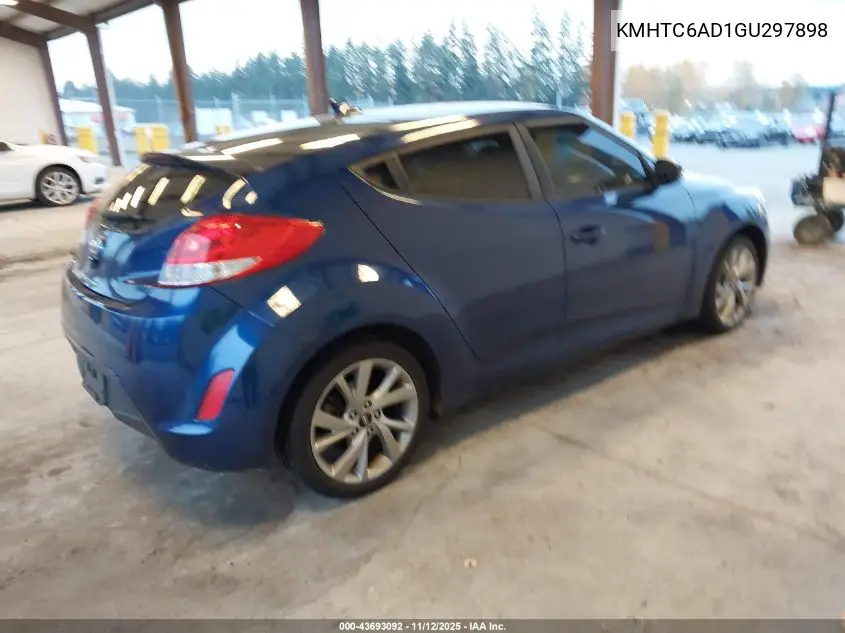 KMHTC6AD1GU297898 2016 Hyundai Veloster