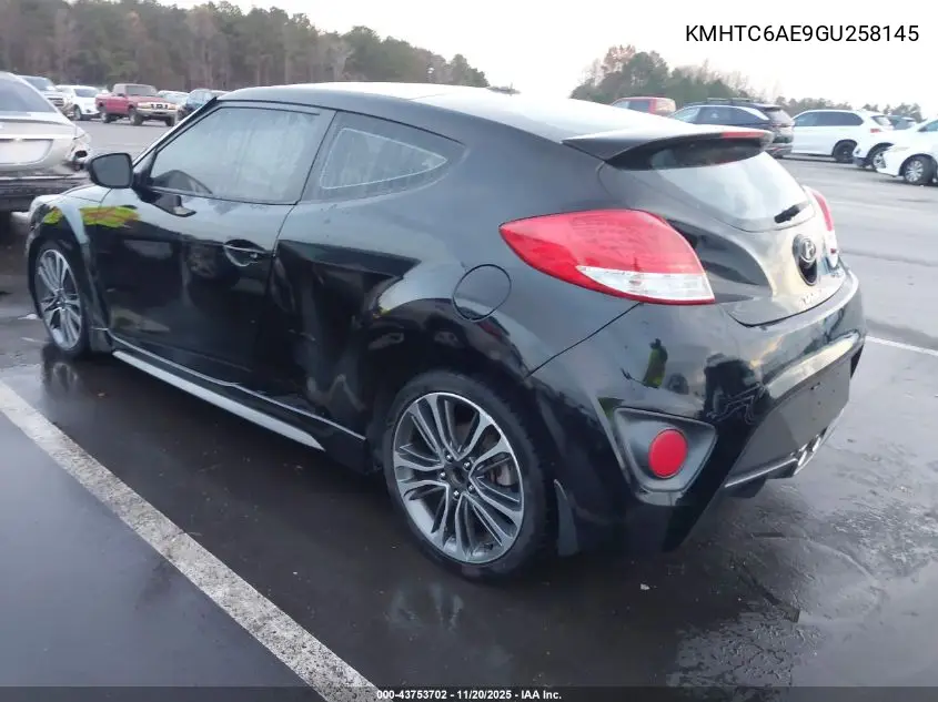 KMHTC6AE9GU258145 2016 Hyundai Veloster Turbo