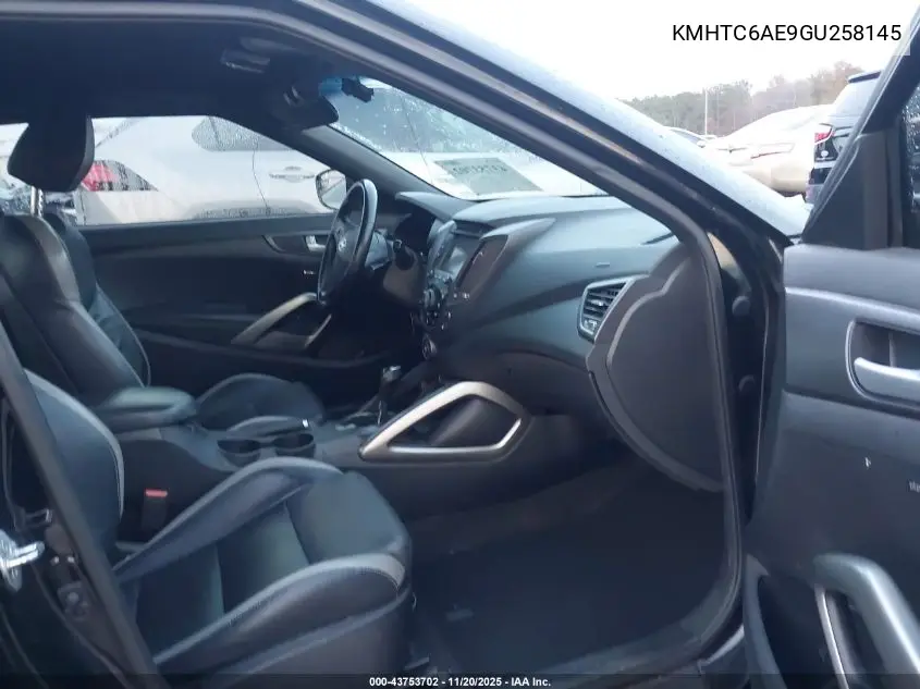 KMHTC6AE9GU258145 2016 Hyundai Veloster Turbo