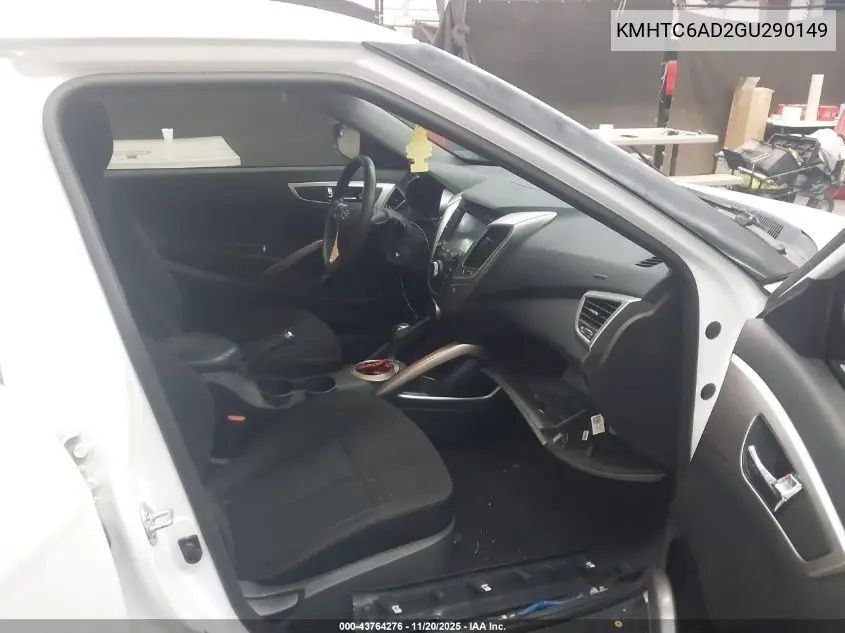 KMHTC6AD2GU290149 2016 Hyundai Veloster