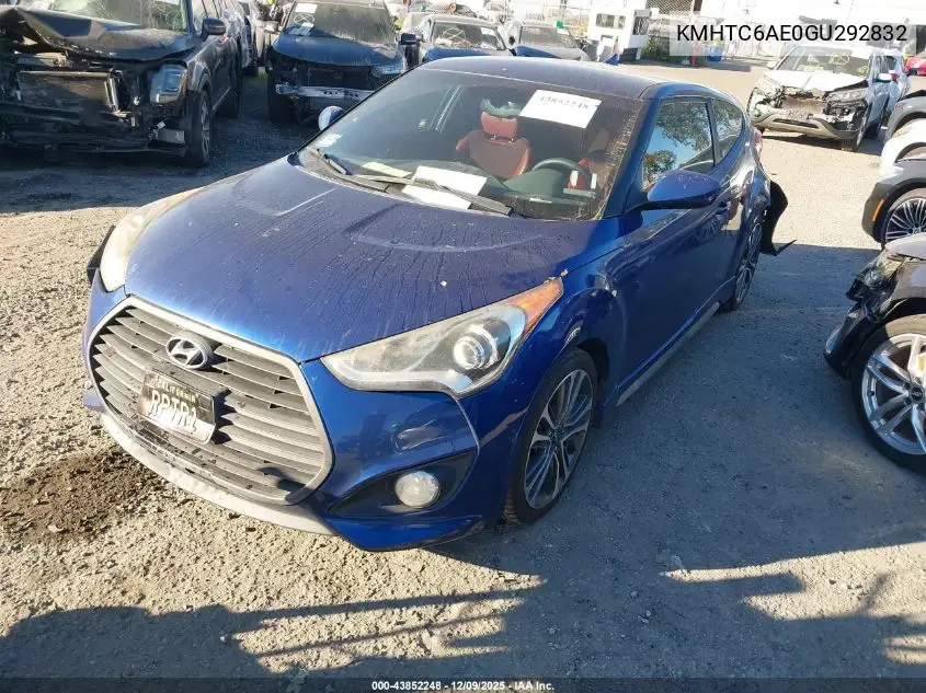 KMHTC6AE0GU292832 2016 Hyundai Veloster Turbo R-Spec