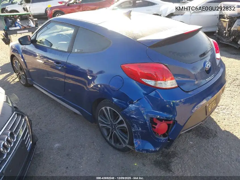 KMHTC6AE0GU292832 2016 Hyundai Veloster Turbo R-Spec