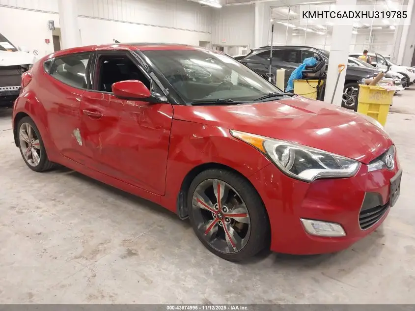 KMHTC6ADXHU319785 2017 Hyundai Veloster Value Edition