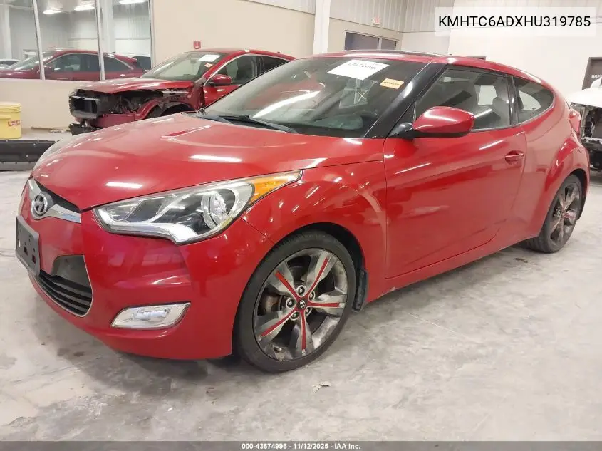 KMHTC6ADXHU319785 2017 Hyundai Veloster Value Edition