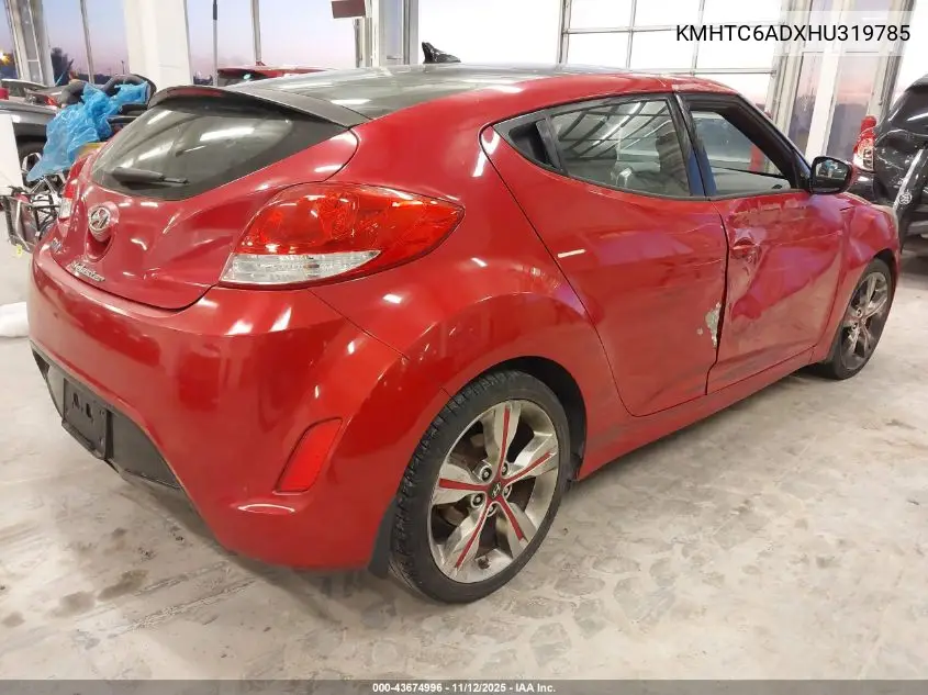 KMHTC6ADXHU319785 2017 Hyundai Veloster Value Edition